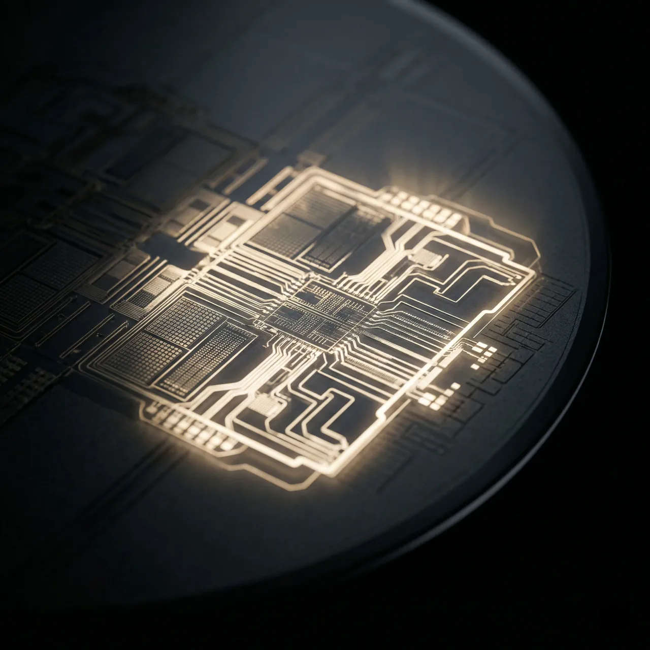 Circuit iluminat pentru hero-ul paginii de tehnologie OctaWeb